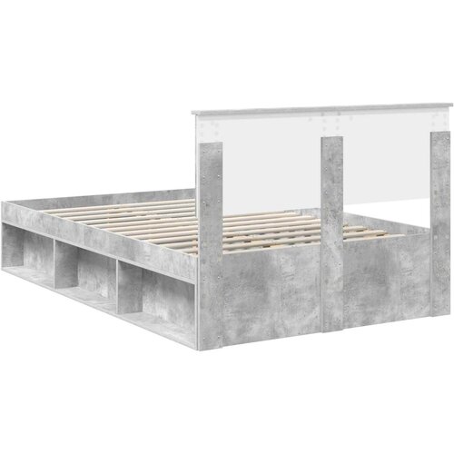  Krevetna konstrukcija Beton 120 x 190 cm Konstruirano drvo Slike