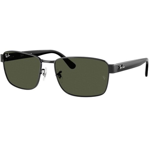 Ray-ban RB3750 002/31 M (59) Črna/Zelena Slike