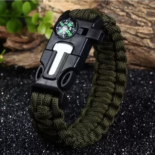  Paracord narukvica sa kompasom Slike