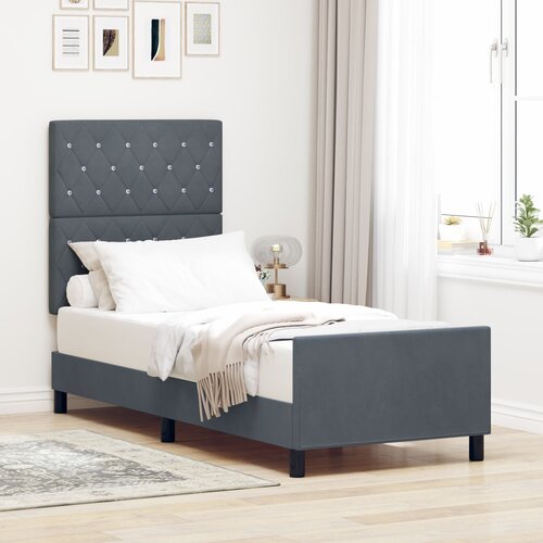 VidaXL Krevet s okvirima Tamno siva 80x200 cm Bar&amp;scaron;un Slike