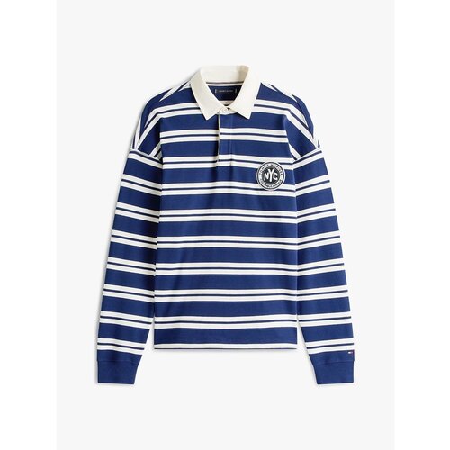 Tommy Hilfiger Polo majice dolgi rokavi MW0MW39682 Modra Slike