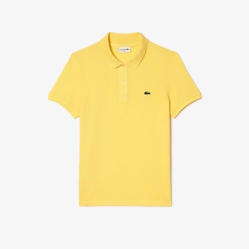 Lacoste L1212 SHORT SLEEVED RIBBED COLLAR S žuta Slike