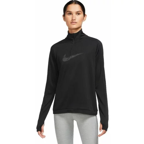 Nike DF SWOOSH HBR HZ PACER Ženska dukserica za trčanje, crna, veličina
