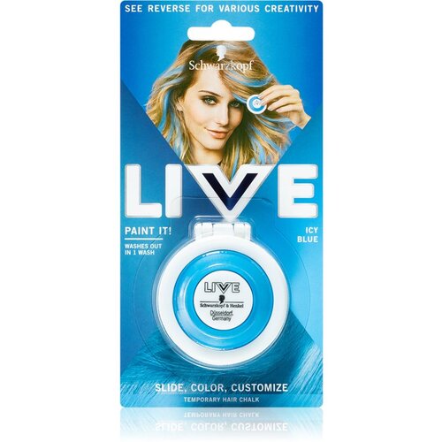 Schwarzkopf LIVE Paint It kreda za kosu nijansa Icy Blue 3,5 g Cijene