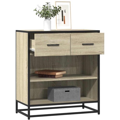  Komoda boja hrasta 68x35x76 cm konstruirano drvo Slike