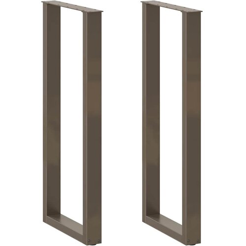  Noge za barski stol U-oblik 2 kom Prirodni čelik 40 x (110-111) cm Čelik Cene