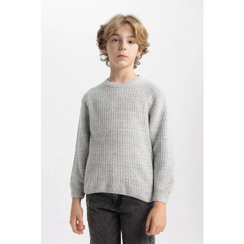 Defacto boy's Crew Neck Knitwear Sweater Cene