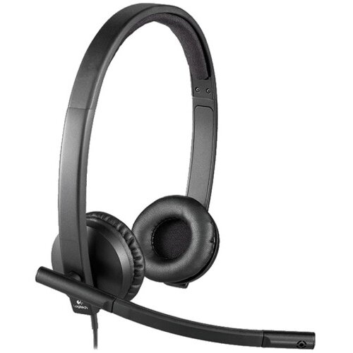 Logitech H570E stereo črne z mikrofonom slu&scaron;alke Cene