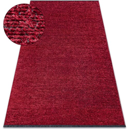 RugsX Preproge Preproga FLORENCE 24021 Enobarvna, glamur, ravno t 135x190 cm Rdeča Cene