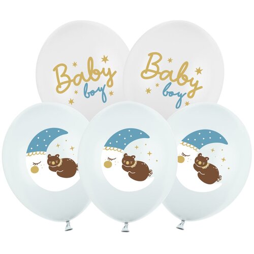 PARTY DECO baloni 30 cm, baby boy Cene