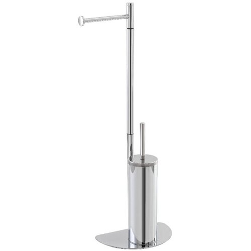 Feridras DRŽAČ TOLETNOG PAPIRA I WC ČETKE 76 cm, KROMIRANI ČELIK Slike