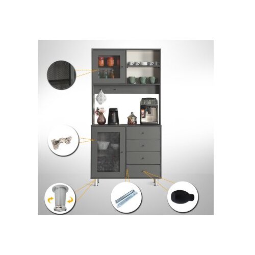 Hanah home grano 96 anthracite Slike