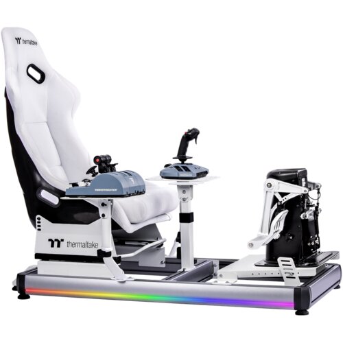 Thermaltake GF500 kokpit za simulaciju letenja, bijeli Slike