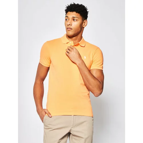 Polo Ralph Lauren Polo majica Core Replen 710795080 Oranžna Slim Fit