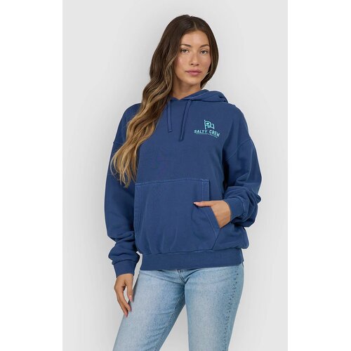 Salty Crew Flying High Pulover s kapuco navy Cene