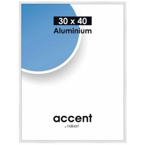  za sliko aluminij Accent (30 x 40 cm, bel)