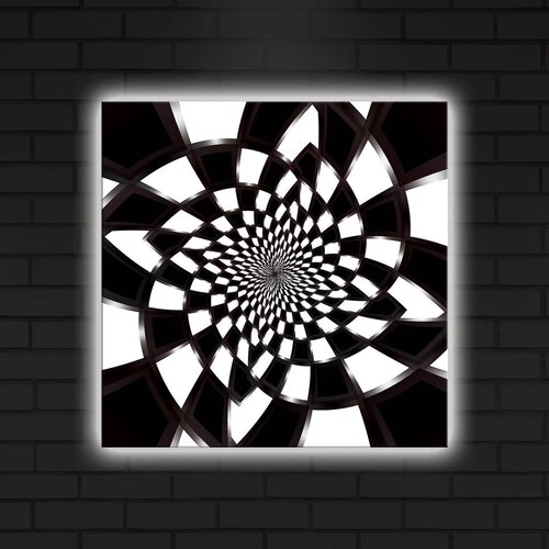 Wallity Zidna slika sa LED osvetljenjem 4040DACT-7, 40x40 cm Cene
