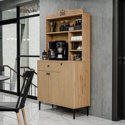 Hanah home komoda siesta 5226 oak multi purpose cabinet Cene