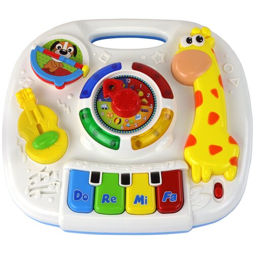 Lean Toys izobraževalna interaktivna miza 2v1 tabla za malčke žirafa Slike