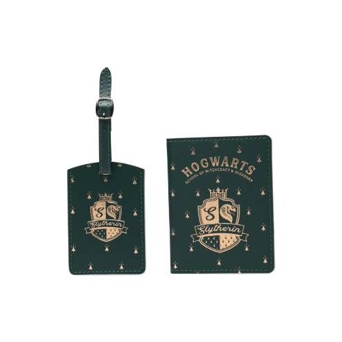 Widdop & Co. Harry Potter - Set tag za kofer i futrola za paso&scaron; - Harry Potter, Slytherin Cene