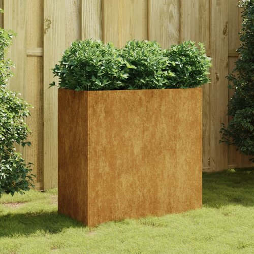 vidaXL Posuda za sadnju 80 x 40 x 80 cm od čelika COR-TEN Cijene