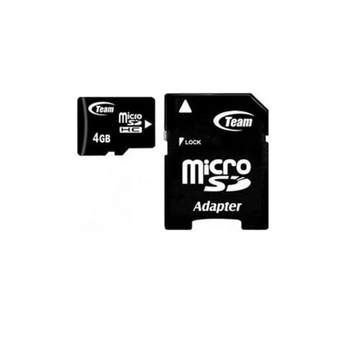 Micro SD TEAM 4GB CLASS 10 TUSDH4GCL1003 +ADP