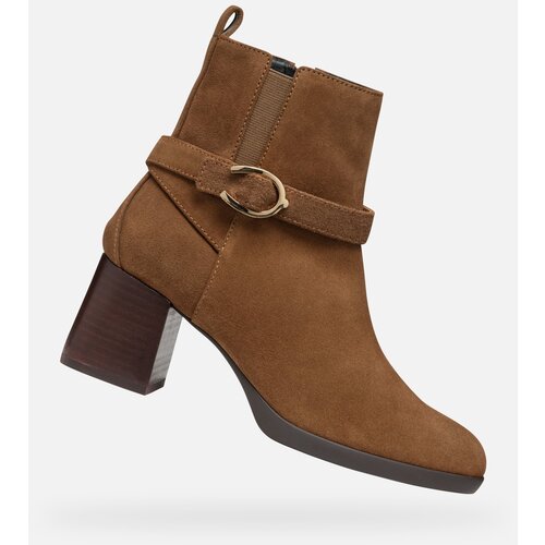 Geox Brown women's ankle boots Walk Pleasure 55 - Women's Cijene