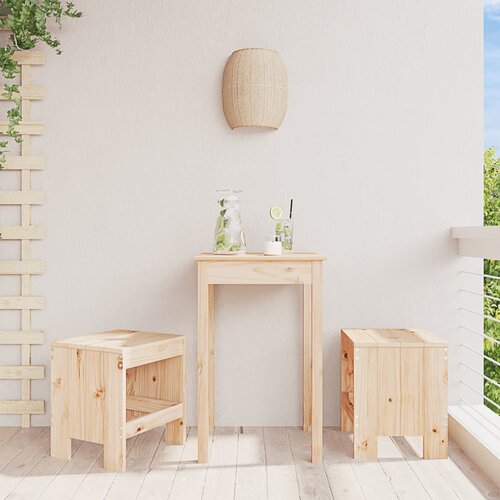 VidaXL Vrtni stolček 2 kosa 40x36x45 cm trdna borovina Slike