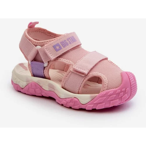Big Star Girls' Velcro Sandals Pink