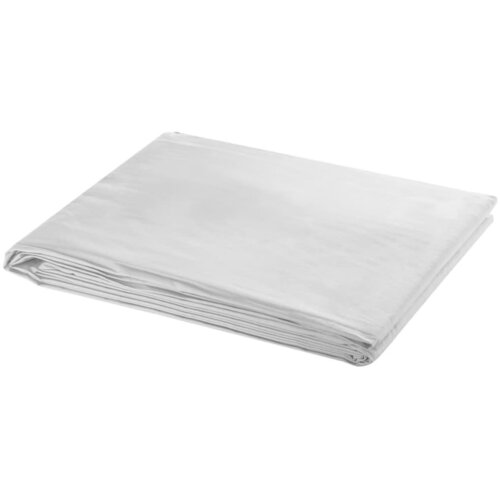 VidaXL Pozadina pamučna bijela 300x300 cm Slike
