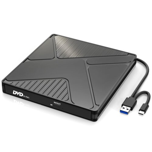 Venisymlis Zapisovalnik DVD-jev USB 3.0 - w/Type-C (zunanji optični pogon), (22105239) Cene