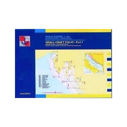 HHI Male Karte Jadransko More - Small Craft Folio Adriatic Sea Eastern Coast Part 1 Slike