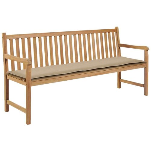  Jastuk za vrtnu klupu bež 180 x 50 x 3 cm od tkanine Oxford Cijene