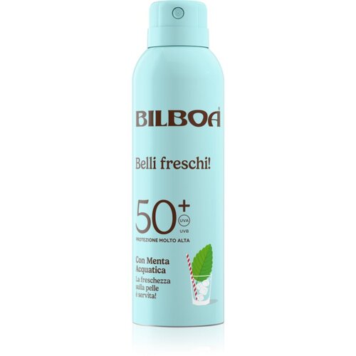 Bilboa Belli Freschi pršilo za sončenje z meto SPF 50+ 150 ml Cene