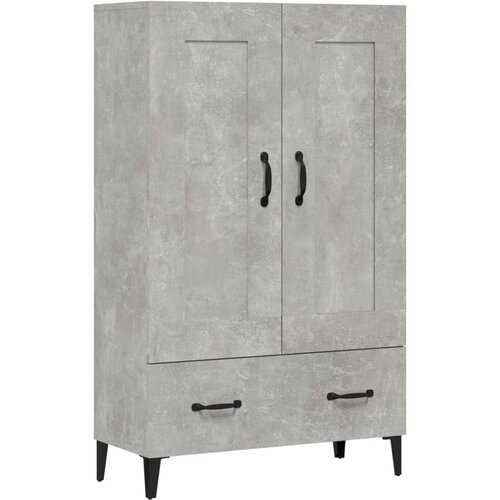 Maison Chic Komoda - Predalnik betonsko siva 70x31x115 cm konstruiran les, (21718354) Slike
