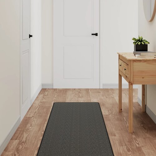 VidaXL Tepih-staza s izgledom sisala antracit 50 x 300 cm Slike