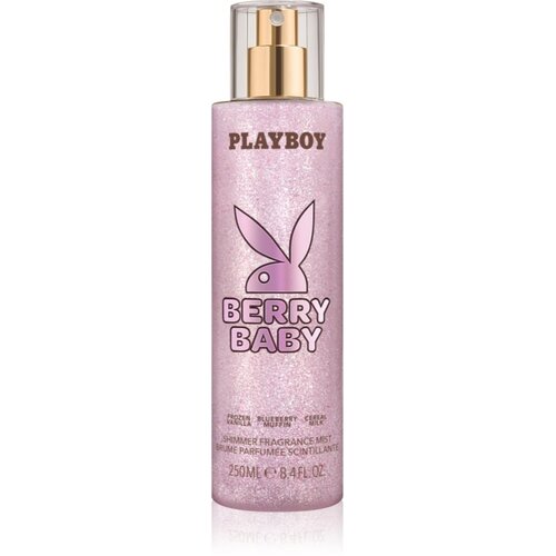 Playboy Berry Baby pr&scaron;ilo za telo z ble&scaron;čicami za ženske 250 ml Cene