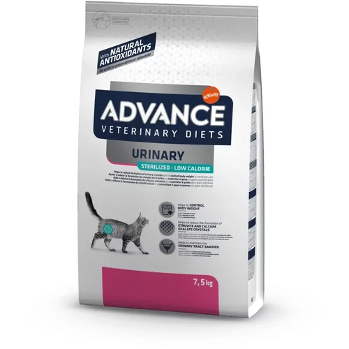 Affinity Advance Veterinary Diets Advance Veterinary Diets Cat Urinary Sterilized Low Calorie - 2 x 7,5 kg