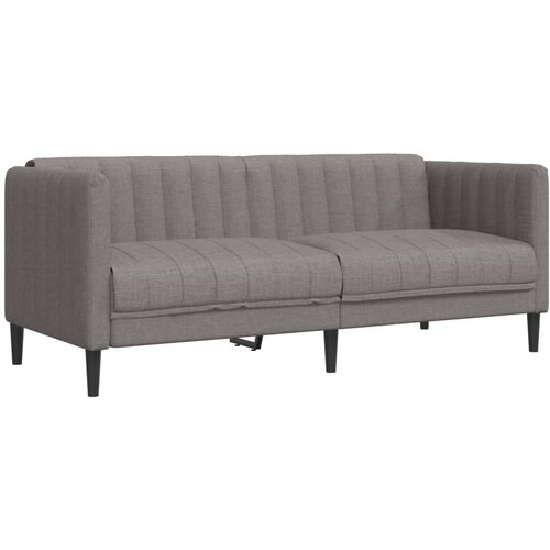  3-dijelni set sofa smeđesivi od tkanine Slike