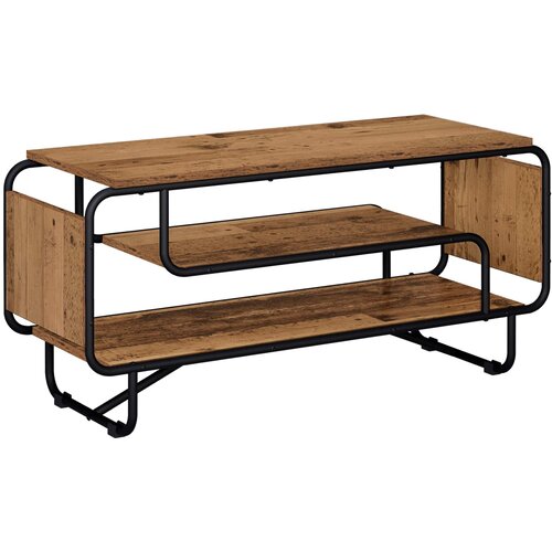  TV stalak 98 x 36 x 45 cm Staro drvo Konstruirano drvo Slike