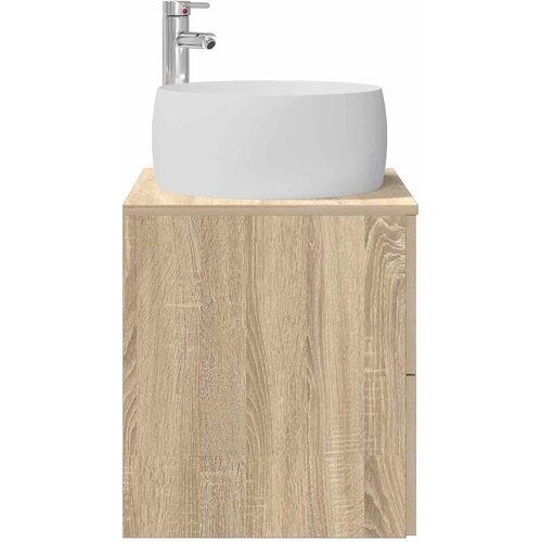  Umivaonik s policom Hrast sonoma 49,5 x 44,5 x 66 cm Slike