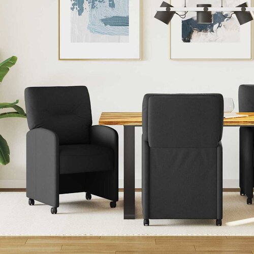  Blagovačke stolice s kotačima 2 pcs Crna 57 x 67 x 95 cm Cijene