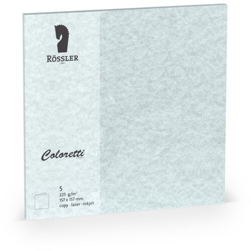 Grupo DVOJNA KARTICA 157X157 COLORETTI 5 ENOT MODRI PERGAMENT, (20862223) Cene