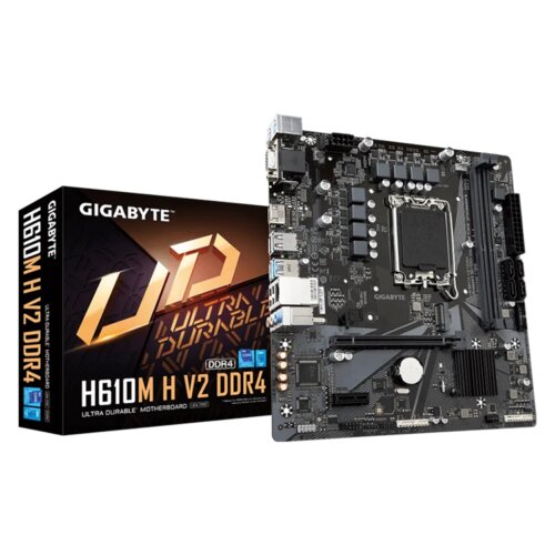 Gigabyte MB H610M H V2 DDR4 G10, LGA1700; 2xDDR4 up to 64GB, 1xM.2; HDMI,VGA; 2xPS2; 6xUSB Cijene