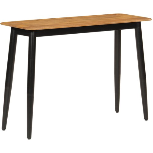 VidaXL Konzolna mizica 110x40x76 cm trden mangov les in železo Slike