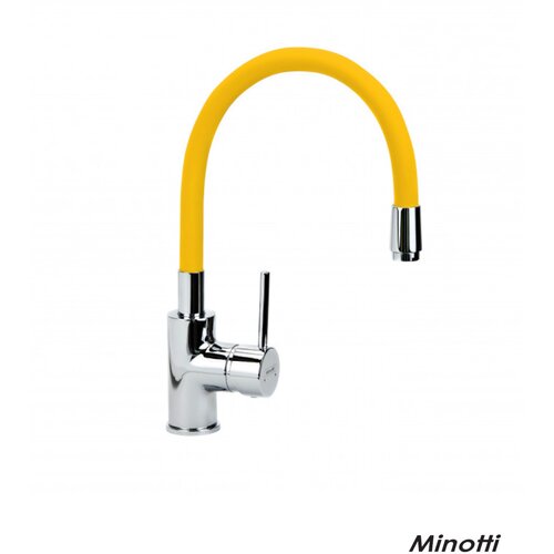 Minotti Fleksibilna baterija za sudoperu žuta sa 3 cevi Tubo 6133-3Y Cene