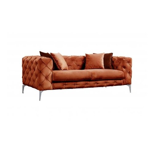  Como - Orange 2-Seat Sofa Slike