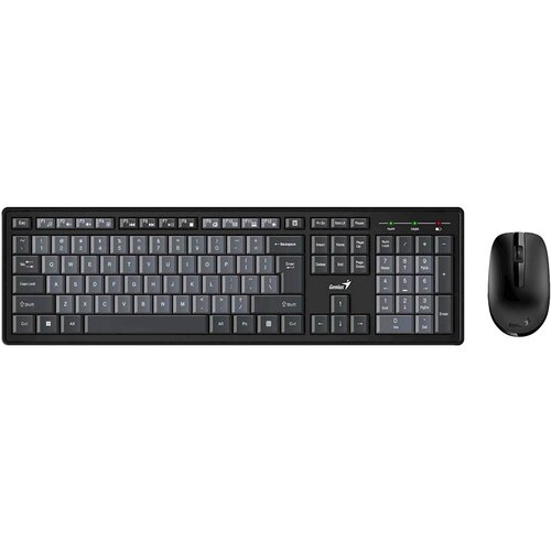 Genius smart KM-8200 wireless usb yu crna tastatura + mi&amp;scaron; Slike