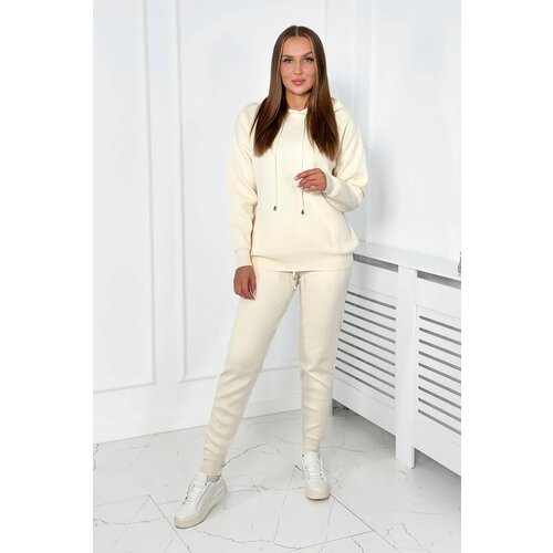 Kesi Sweater Set Sweatshirt + Pants Light Beige Slike