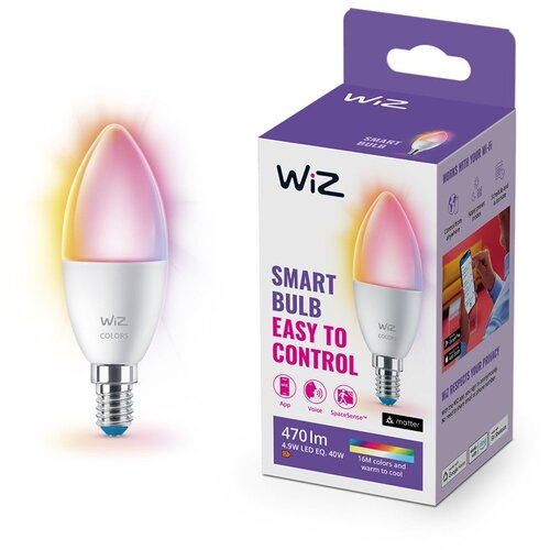 Wiz sijalica wifi ble 40w c37 e 14 rgb 1pf/6 Cene